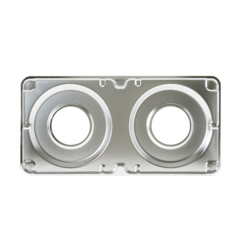 Gas Range, double burner drip pan