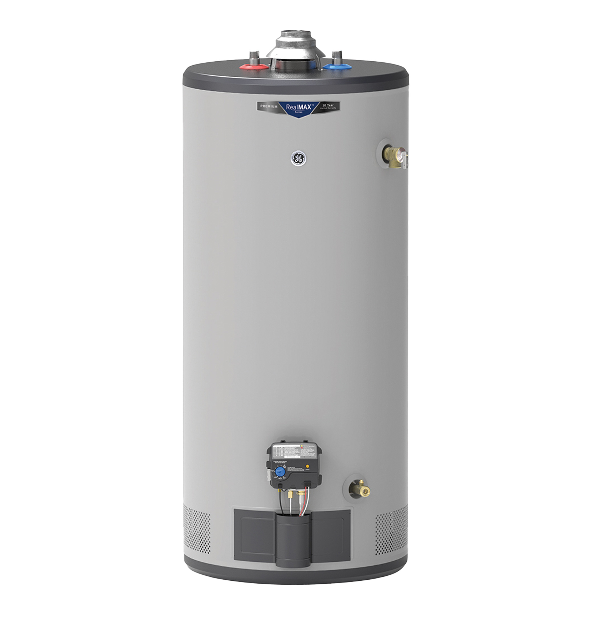 GE RealMAX Premium 40-Gallon Short Liquid Propane Atmospheric Water Heater