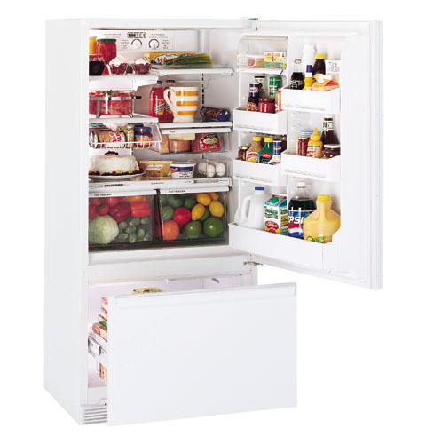 GE Profile™ 17.6 Cu. Ft. Bottom-Freezer Refrigerator with Freezer Compartment Drawer