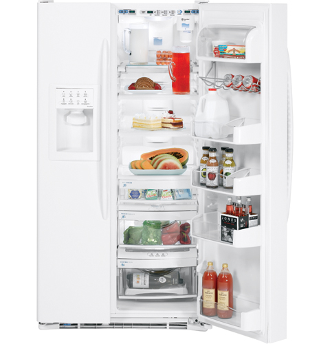 GE Profile™ ENERGY STAR® 25.5 Cu. Ft. Side-by-Side Refrigerator with Dispenser