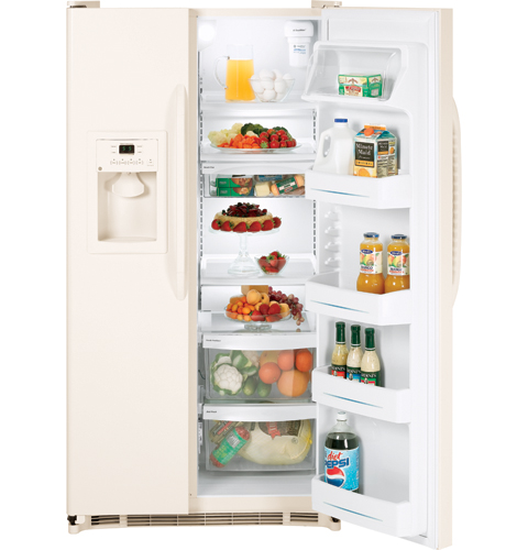 GE® 22.0 Cu. Ft. Side-By-Side Refrigerator with Dispenser