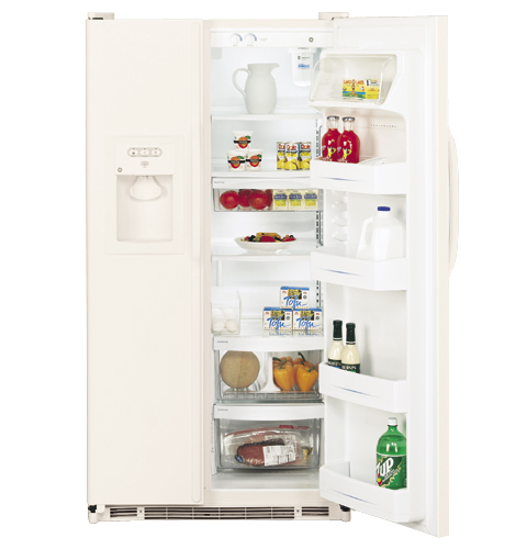 GE® 24.9 Cu. Ft. Side-By-Side Refrigerator with Dispenser