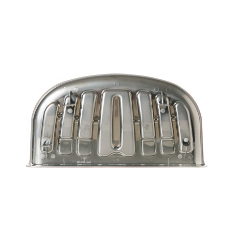 Refrigerator recess grill