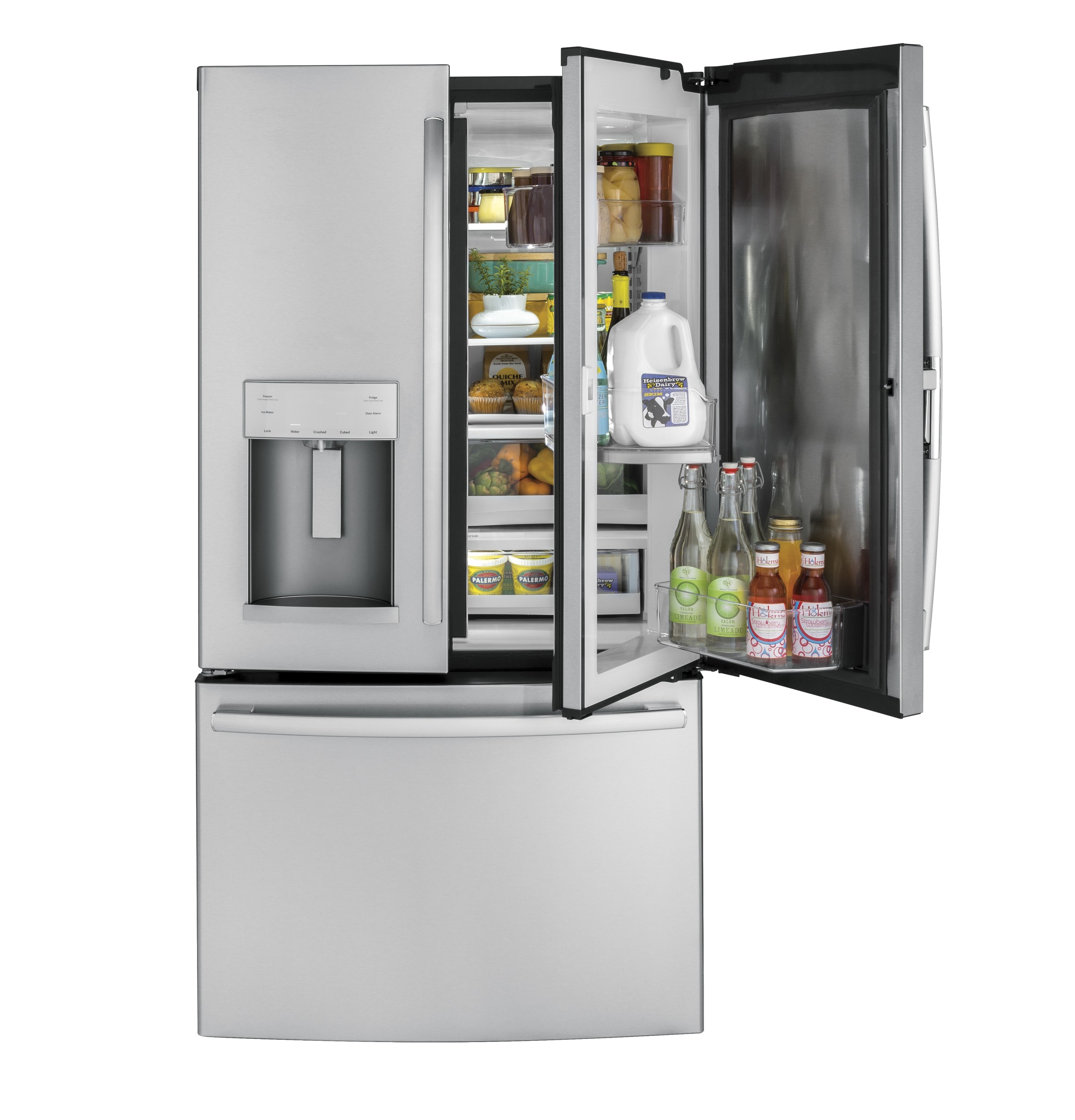 GE® 27.7 Cu. Ft. French-Door Refrigerator with Door In Door