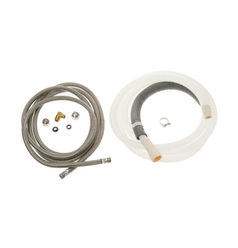 DISHWASHER 10' DRAIN HOSE & CONNECTOR KIT - SMALL PORT