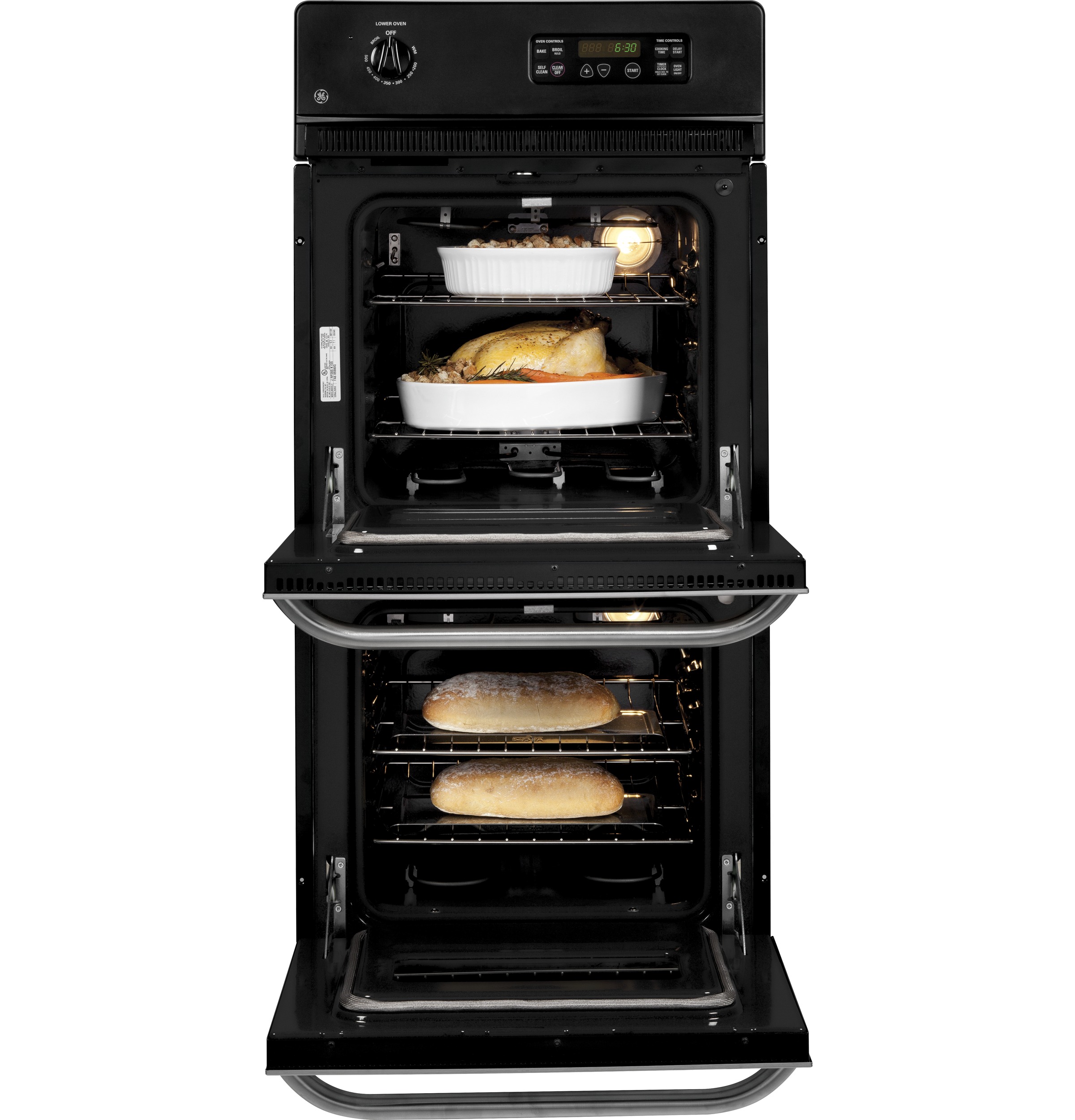 Two oven racks (both ovens)