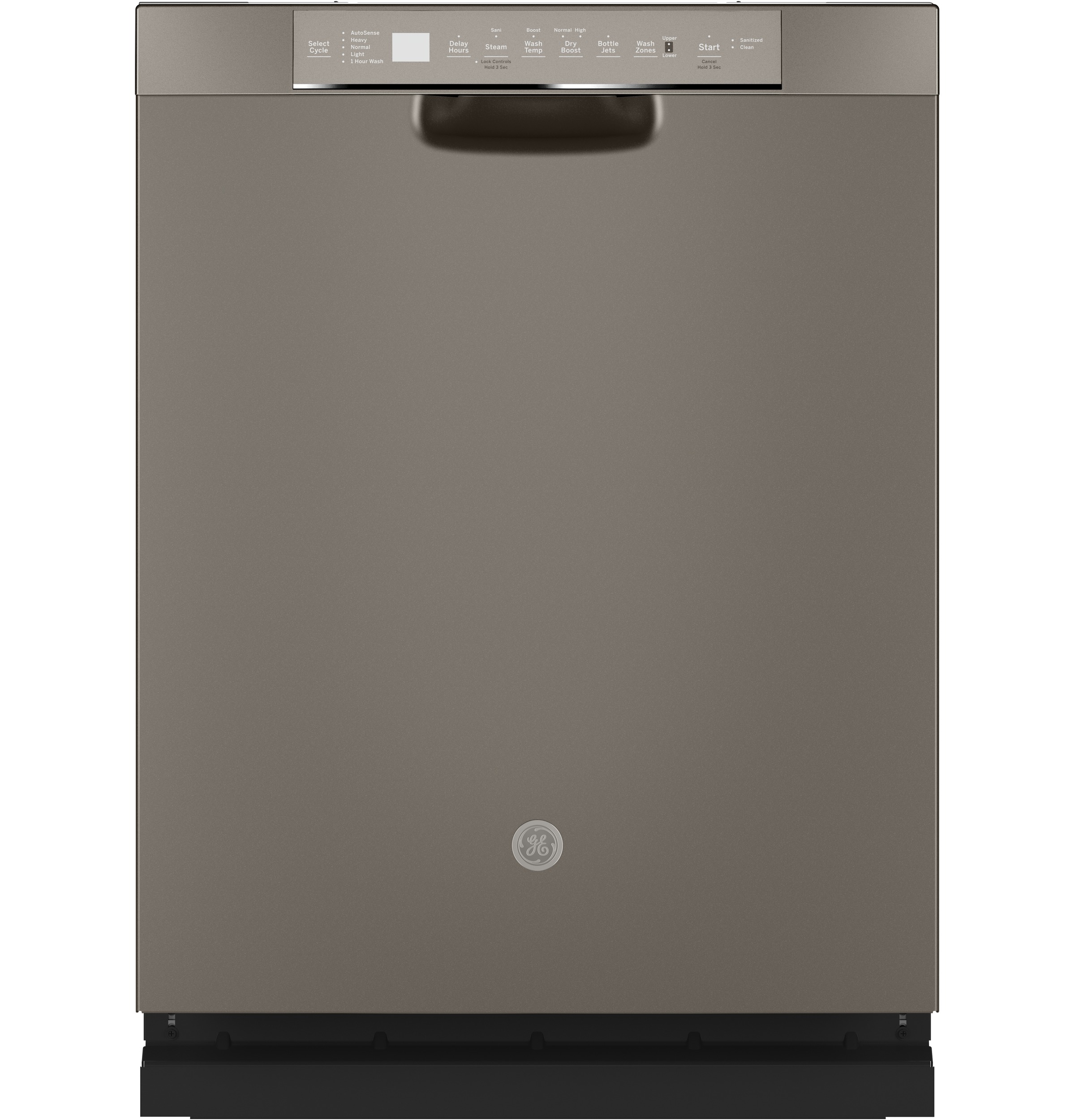 GE® ENERGY STAR® Front Control with Stainless Steel Interior Dishwasher with Sanitize Cycle & Dry Boost