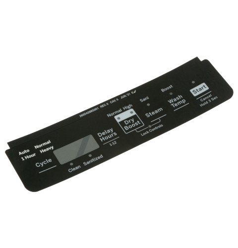 BLACK CONTROL PANEL OVERLAY