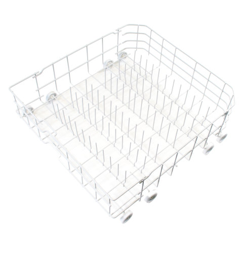 Dishwasher lower rack assembly