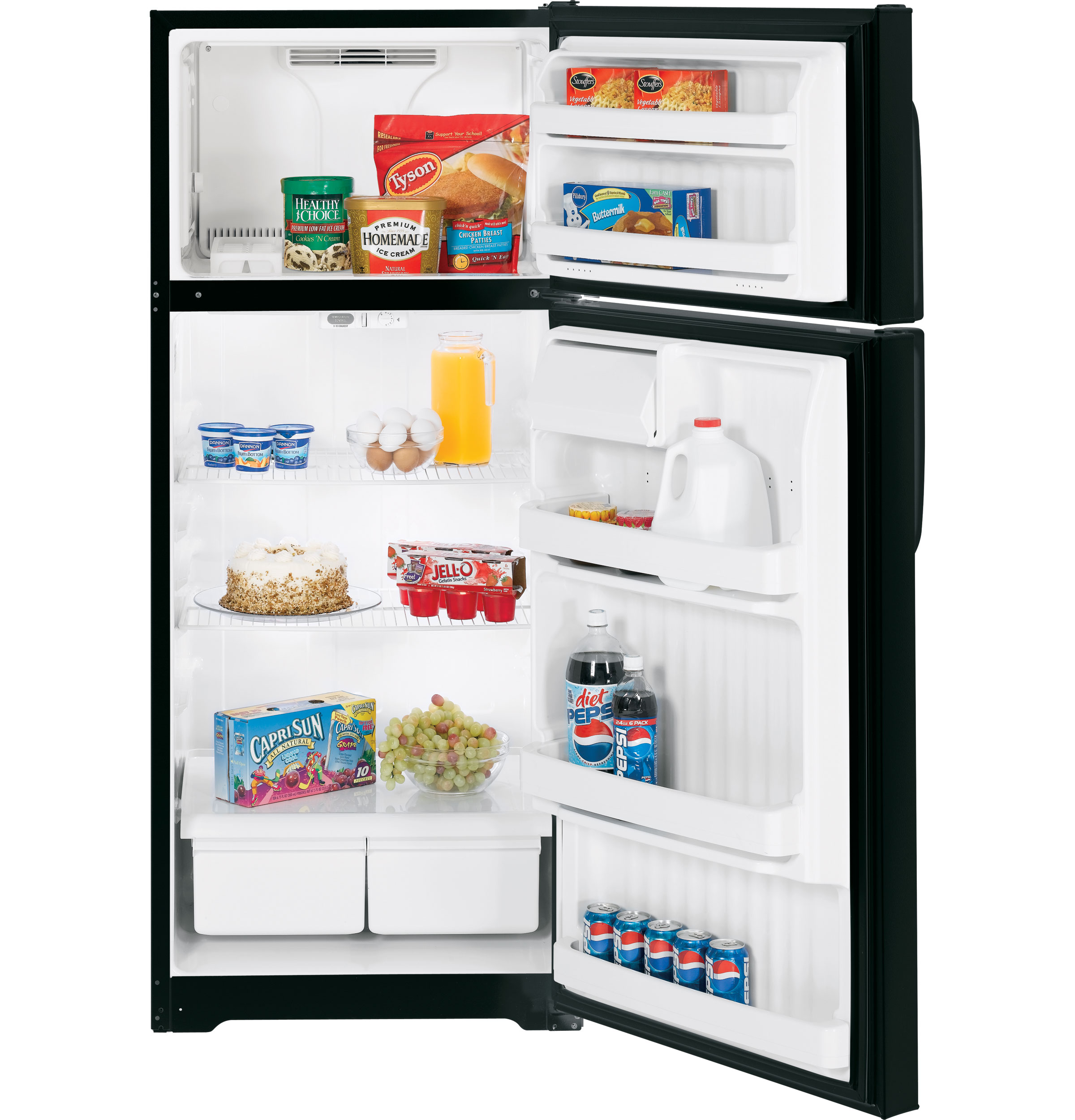 GE® ENERGY STAR® 18.1 Cu. Ft. Top-Freezer Refrigerator