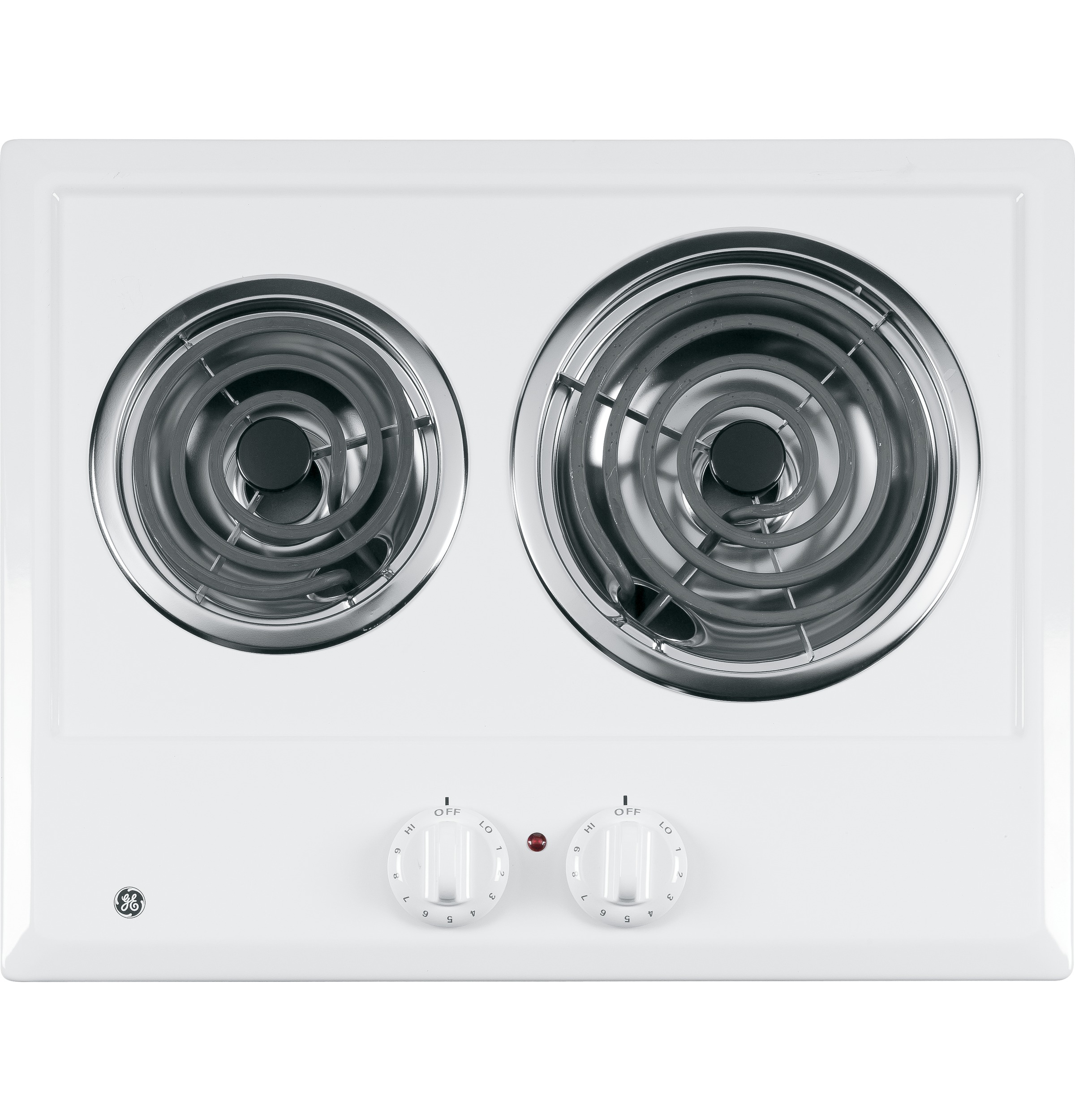 GE® Two Burner Electric Cooktop