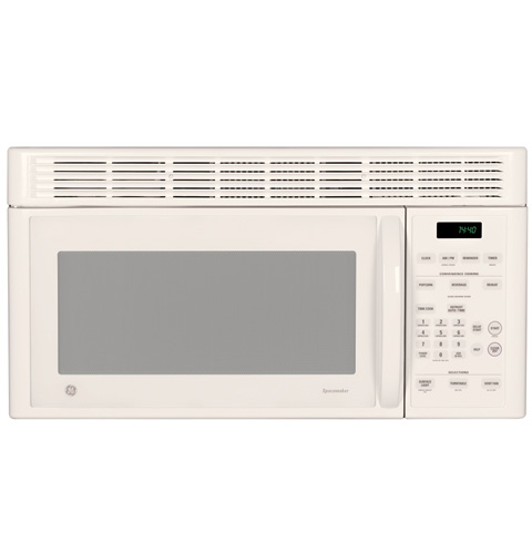 GE Spacemaker®  1.4 Cu. Ft. Capacity, 950 Watt Over-the-Range Microwave Oven with Recirculating Venting