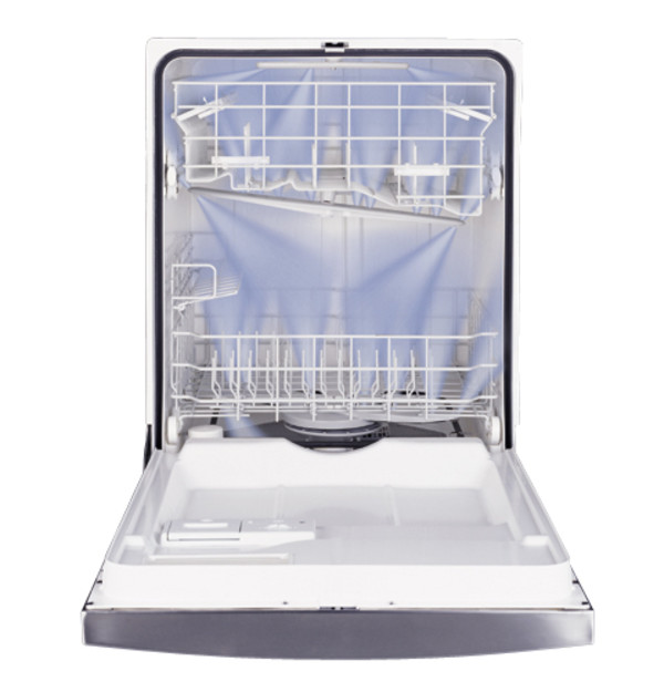 ExtraClean™ wash system with 3 direct-feed wash arms