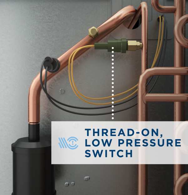Low-Pressure Switch Protects the Compressor