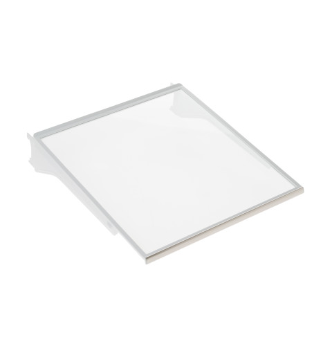 Refrigerator shelf assembly with trim