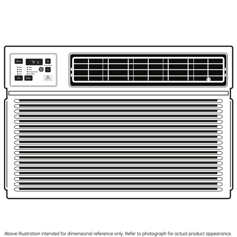 GE® 115 Volt Electronic Heat/Cool Room Air Conditioner