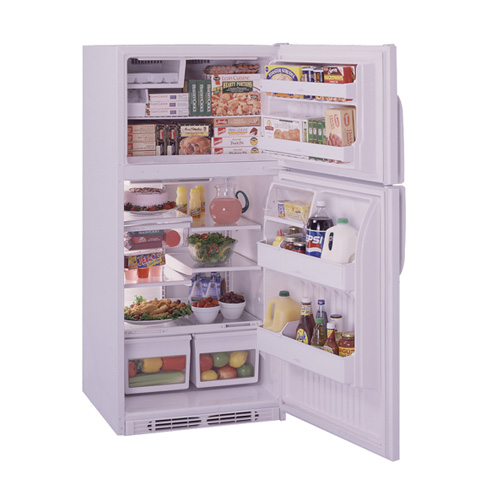 GE® 20.6 Cu.Ft. Capacity Top Mount No Frost Refrigerator