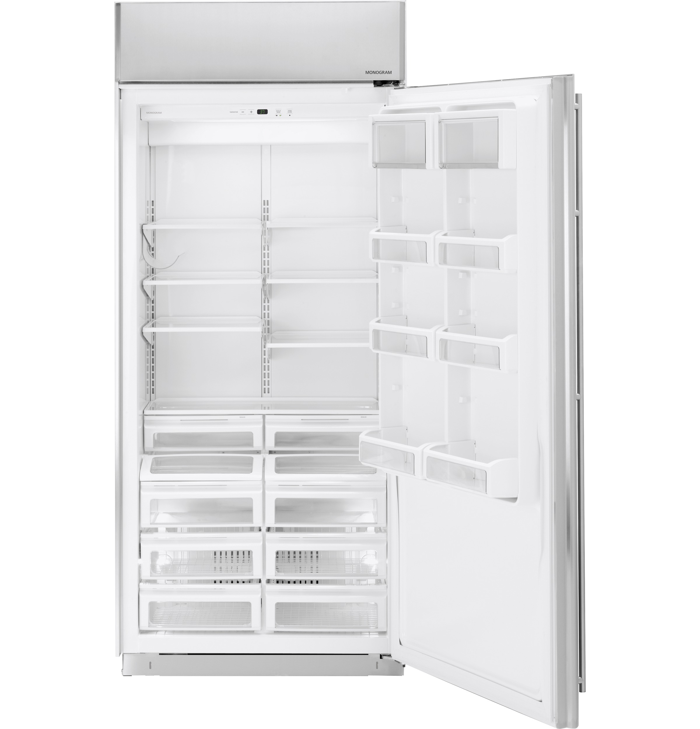 ZIRS360NXLH — GE Monogram® 36" BuiltIn All Refrigerator Monogram