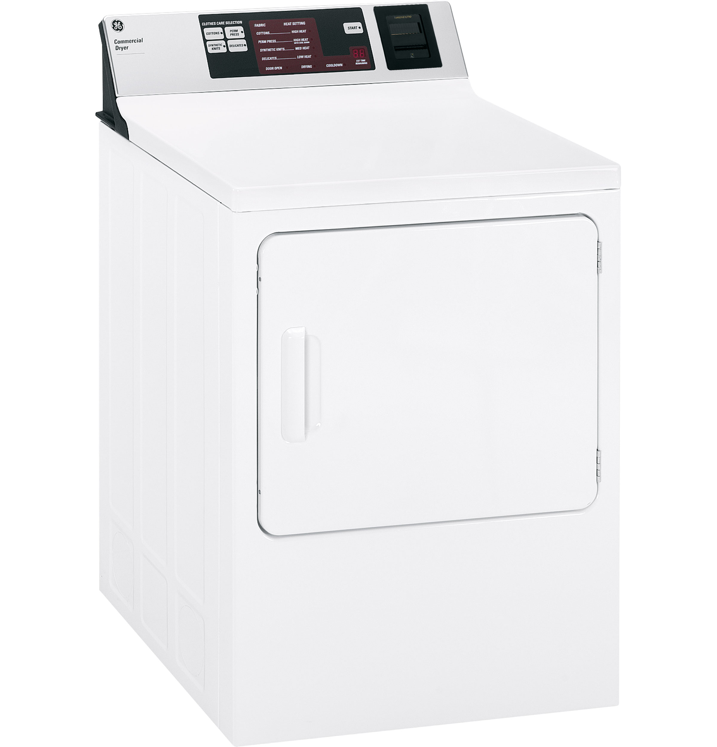 GE® Commercial Smart Card Electric Dryer