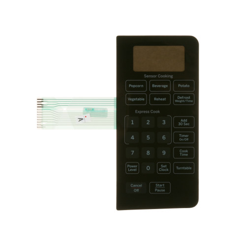 MICROWAVE CONTROL PANEL - BLACK