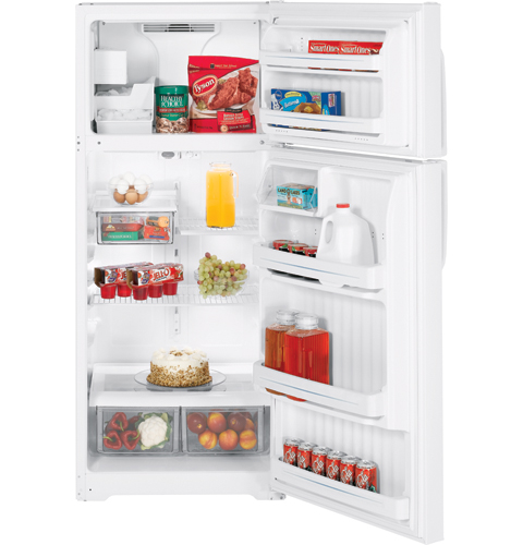 GE® 18.2 Cu. Ft. Top-Freezer Refrigerator with Icemaker