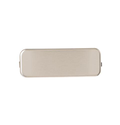 MICROWAVE DOOR BUTTON - STAINLESS STEEL LOOK