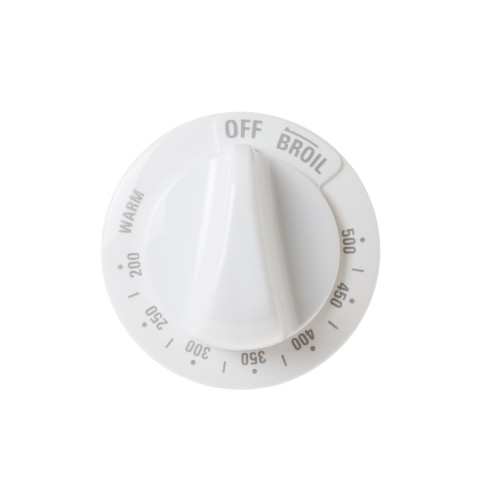 Range Oven Thermostat Knob - White