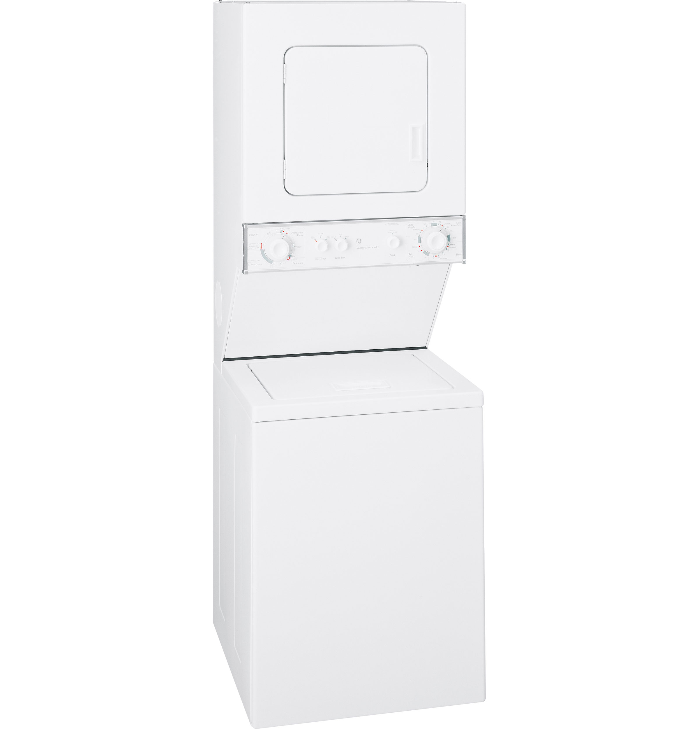 GE Unitized Spacemaker® Washer and Electric Dryer
