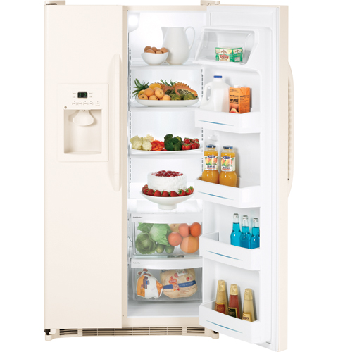 GE® 22.0 Cu. Ft. Side-By-Side Refrigerator with Dispenser