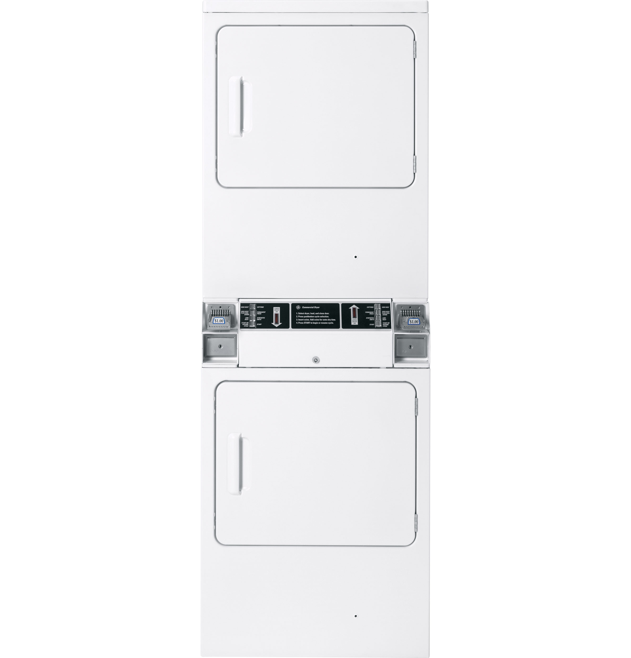 GE® 5.4 cu. ft. Large Capacity Electric Stackable Dryers