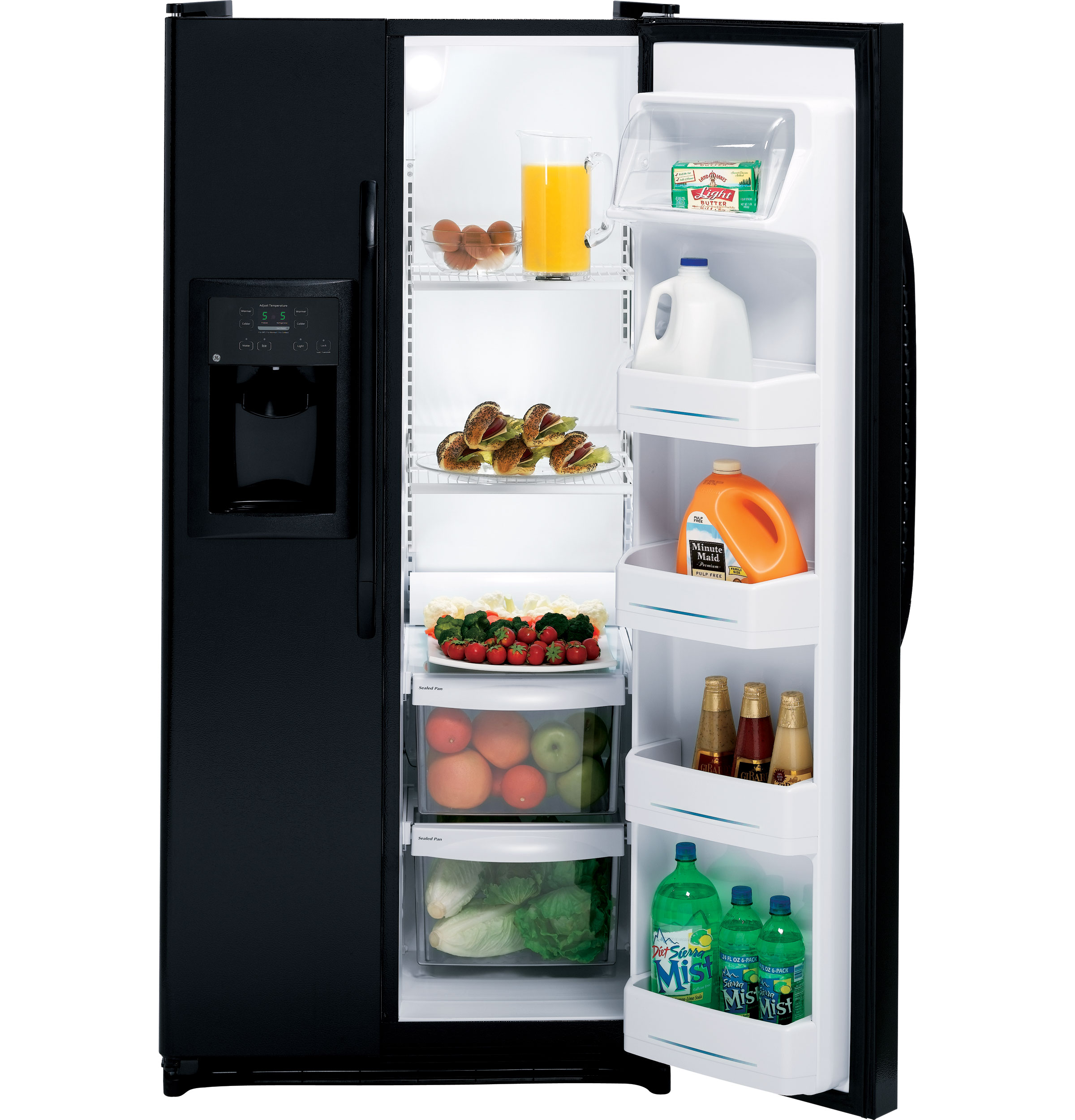 GE® 20.0 Cu. Ft. Side-By-Side Refrigerator with Dispenser