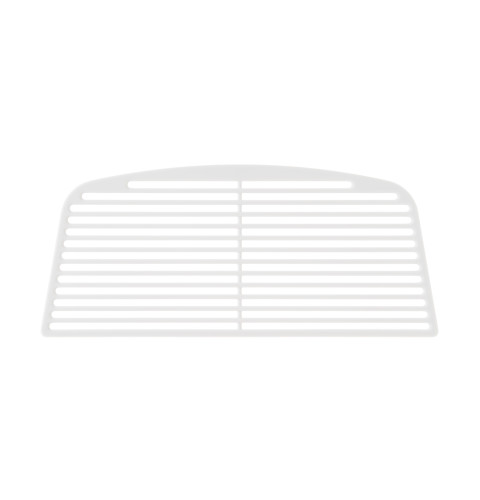 Refrigerator white recessed grille tray