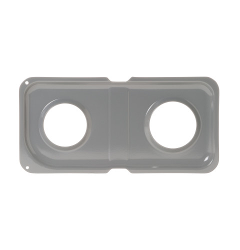 Range Left Burner Drip Pan - gray