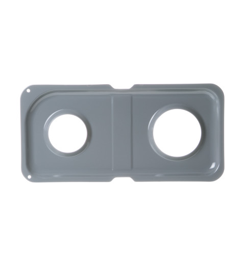 Range Double Drip Pan - Right Side; Gray