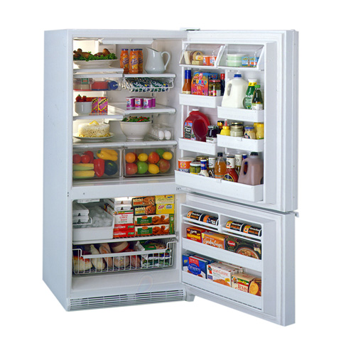 GE Profile™ 21.7 Cu. Ft. Bottom-Freezer Refrigerator with Freezer Compartment Door