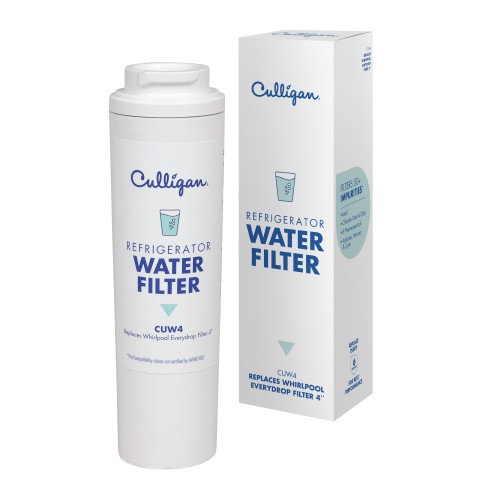 Culligan CUW4 Replaces Whirlpool (EDR4RXD1, WHR4RXD1, KAD4RXD1) Refrigerator Water Filter 4 — Model #: CUW4