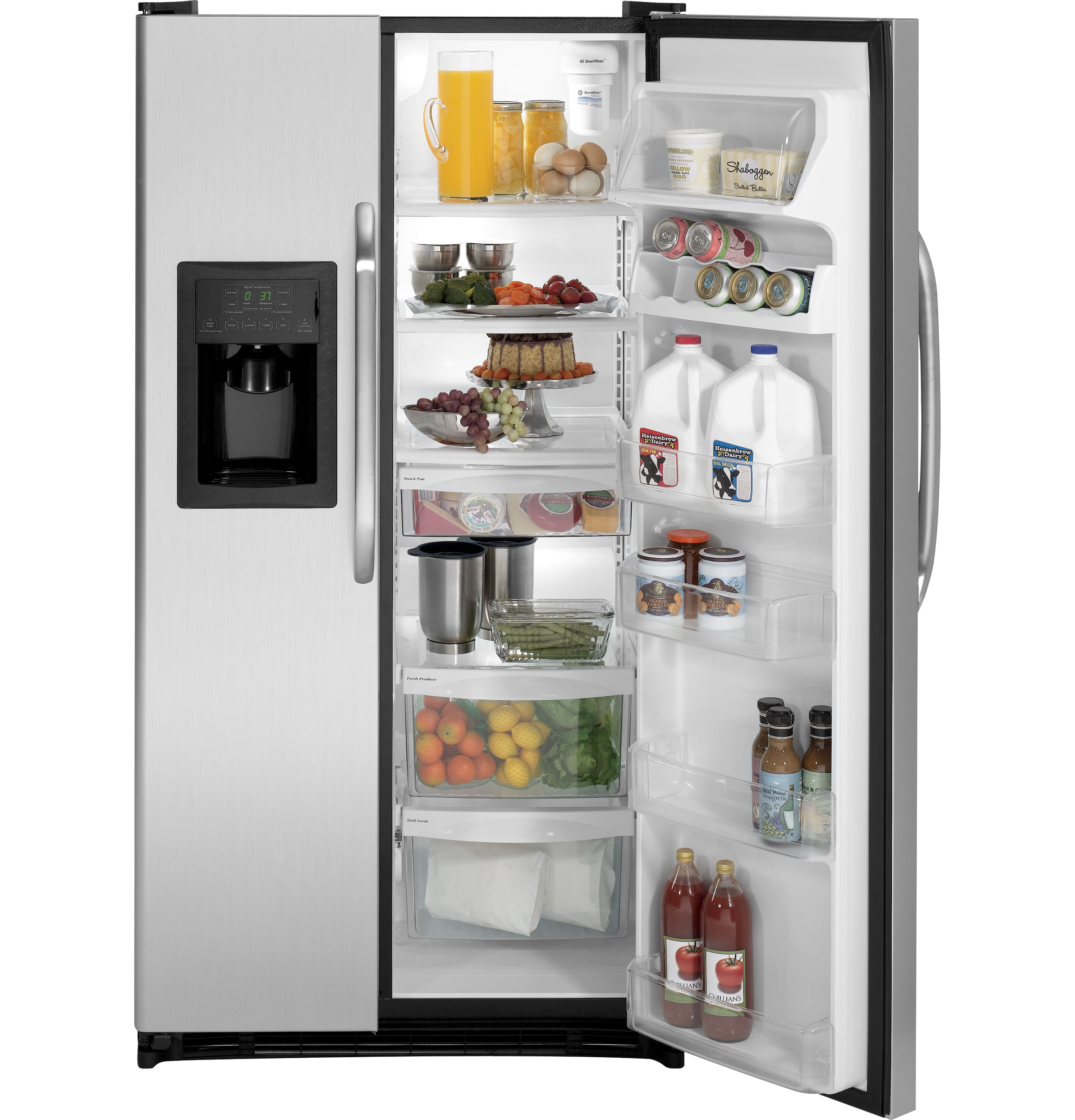 GE® ENERGY STAR® 25.3 Cu. Ft. Side-By-Side Refrigerator with Dispenser