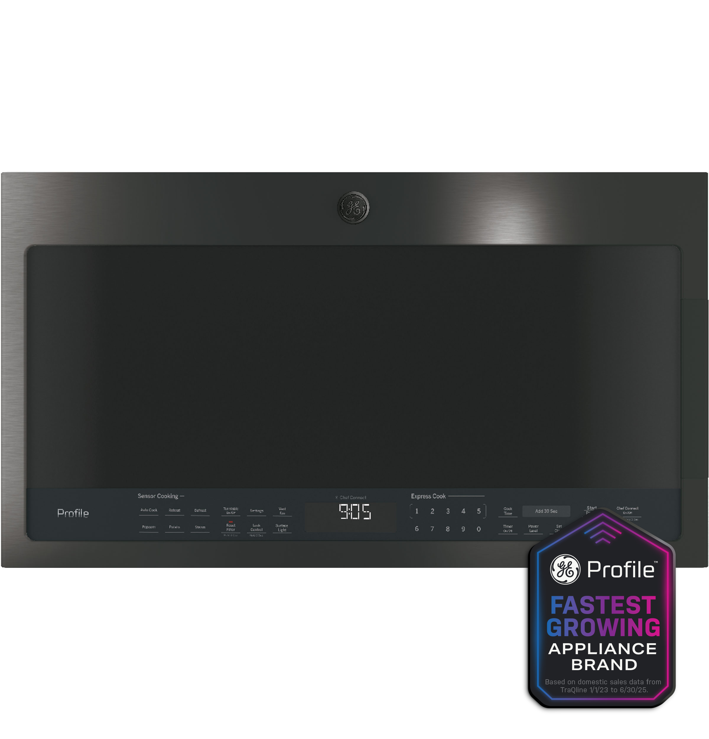 GE Profile™ 2.1 Cu. Ft. Over-the-Range Sensor Microwave Oven