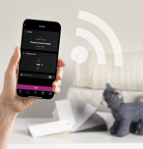 Built-In WiFi, Powered by SmartHQ App