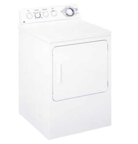 GE® 7.0 Cu. Ft. Super Capacity Gas Dryer with Stainless Steel Drum