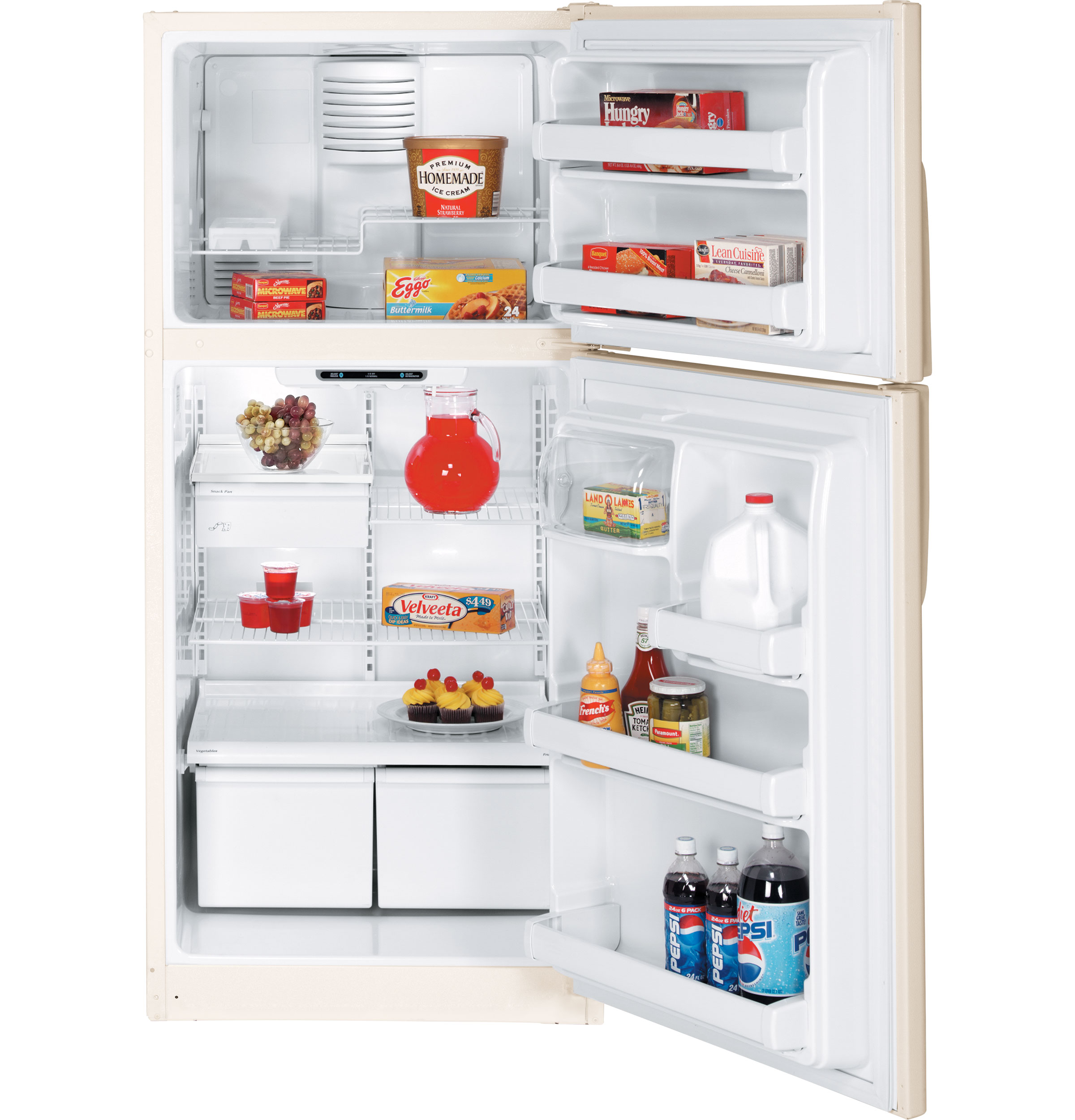 GE® ENERGY STAR® 18.0 Cu. Ft. Top-Freezer Refrigerator