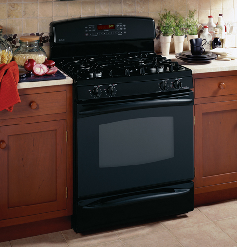 GE Profile™ Free-Standing Self-Clean Convection Gas on Glass Range with Warming Drawer