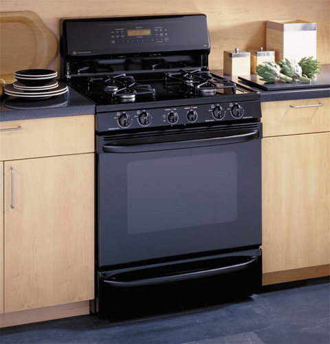 GE Profile™ Free-Standing Self-Clean Convection Gas on Glass Range with Warming Drawer