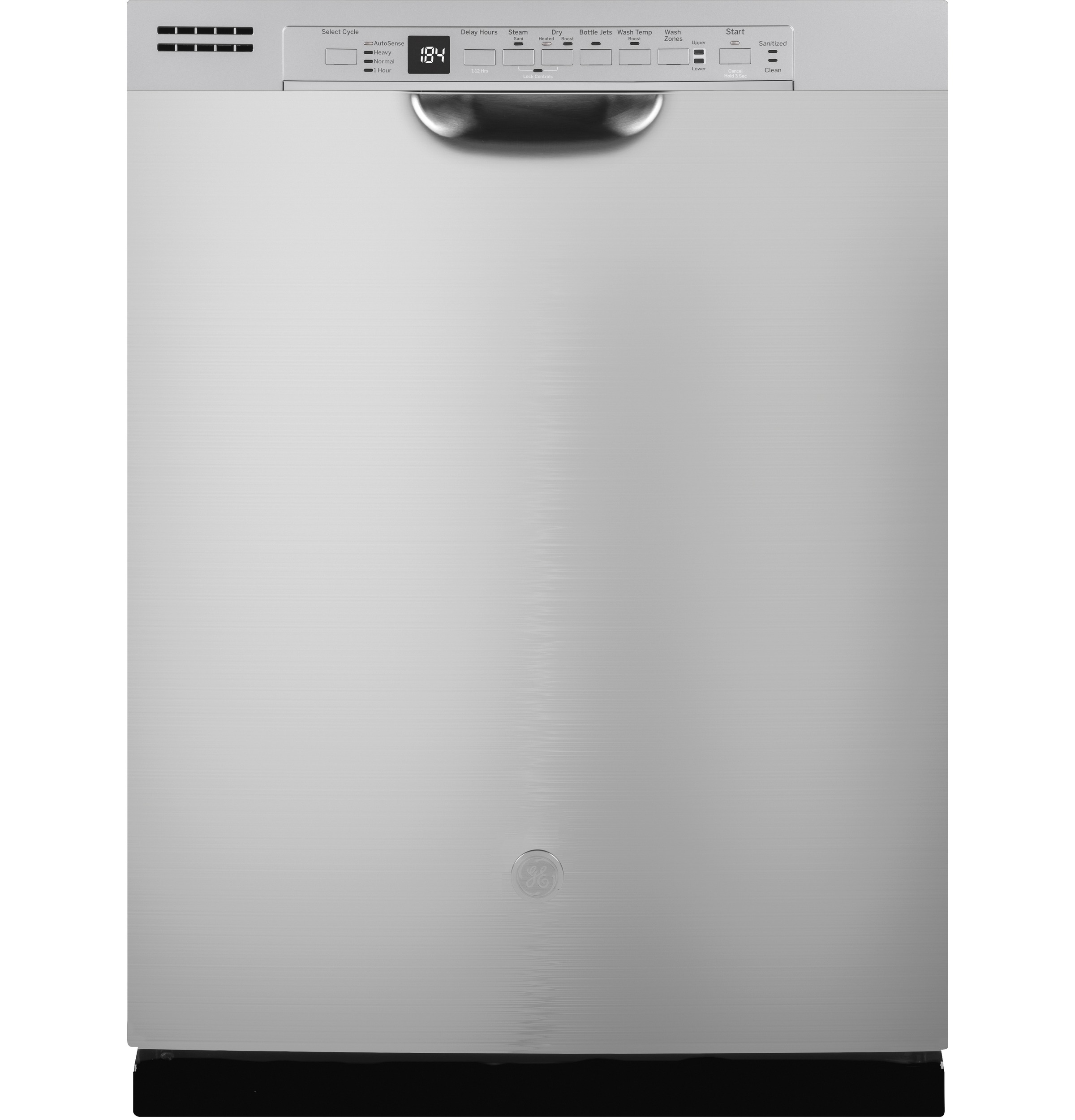 GE® Front Control with Stainless Interior Door Dishwasher with Sanitize Cycle & Dry Boost