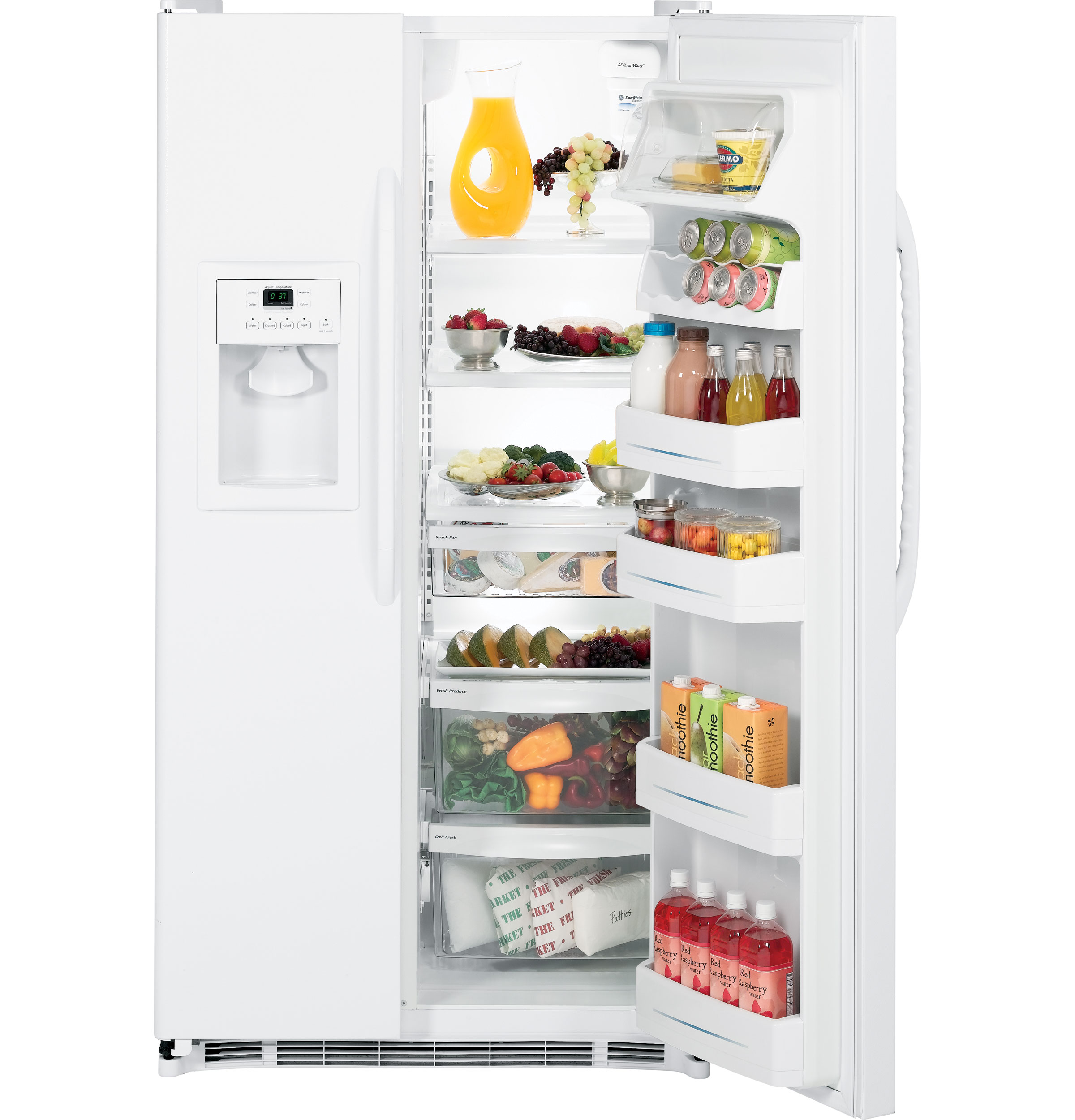 GE® ENERGY STAR® 25.0 Cu. Ft. Side-By-Side Refrigerator with Dispenser
