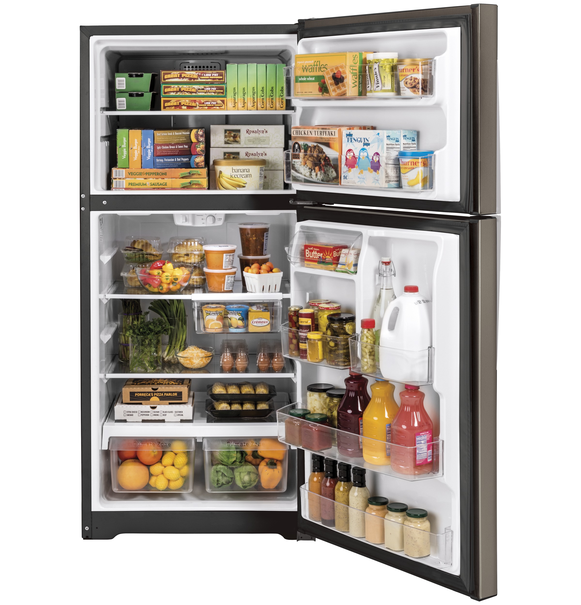 Large 15.25 cu. ft. Fresh-food Capacity