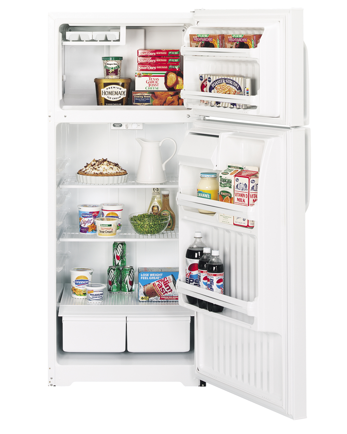 GE® 16.9 Cu. Ft. Top-Freezer Refrigerator