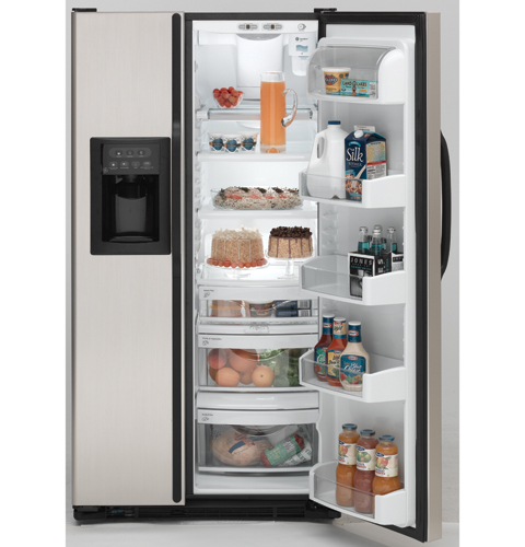 GE® 26.6 Cu. Ft. Capacity Side-By-Side Refrigerator