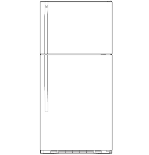 Hotpoint® 17.9 Cu. Ft. Top-Freezer Refrigerator