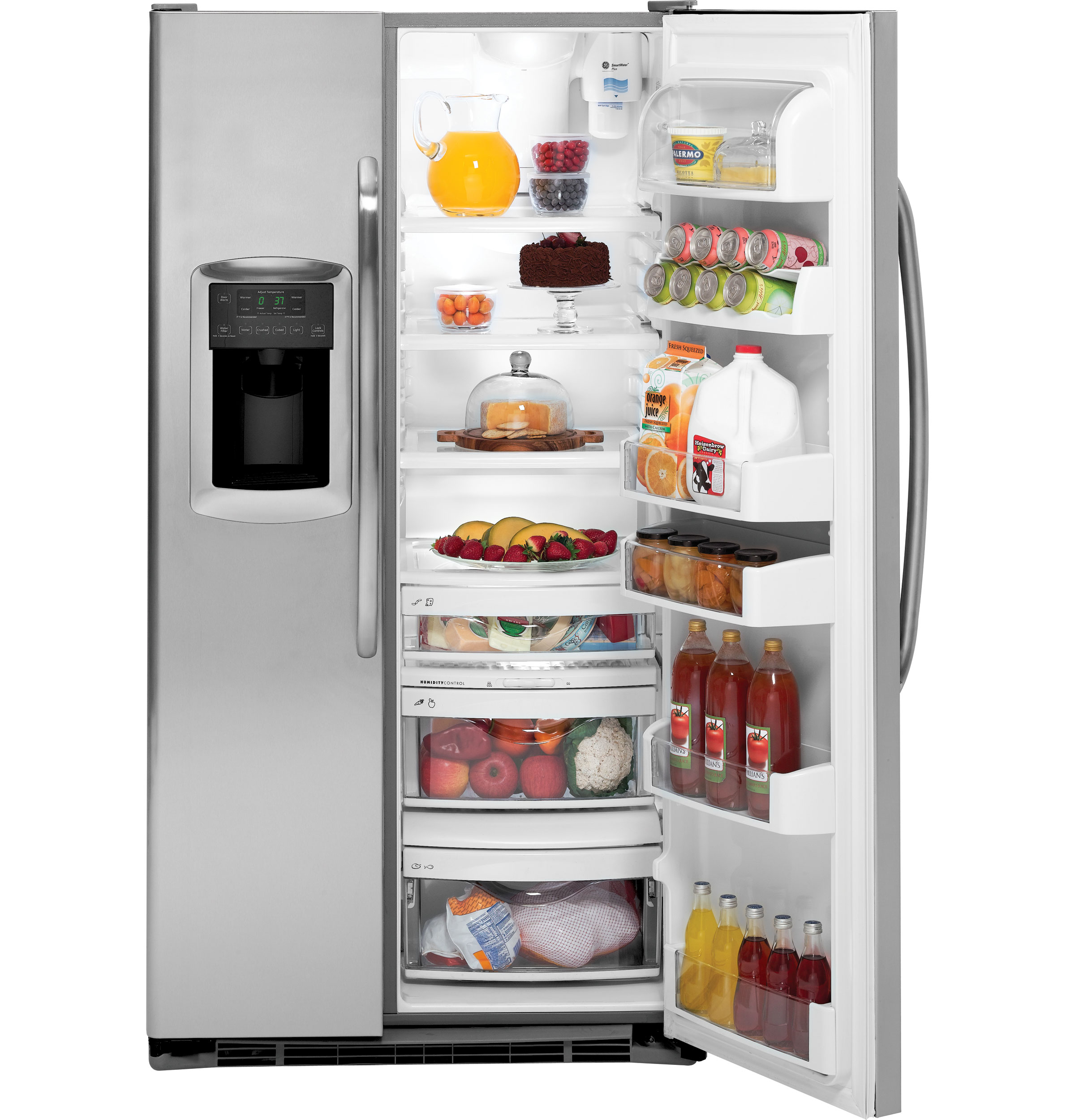 GE® 22.7 Cu. Ft. Side-By-Side Refrigerator with Dispenser